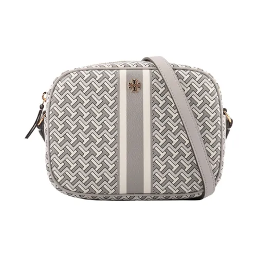 Tory Burch T Zag Кожа Сумка через плечо Женская Серый