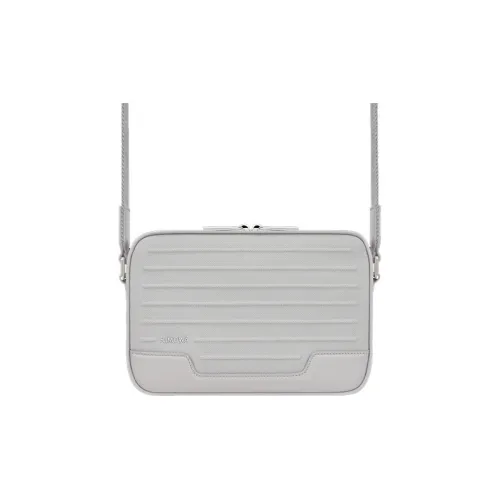 RIMOWA Never Still Холст с GRAIN LEATHER Сумка из холста Сумка через плечо Сумка для доставки Женская Серый