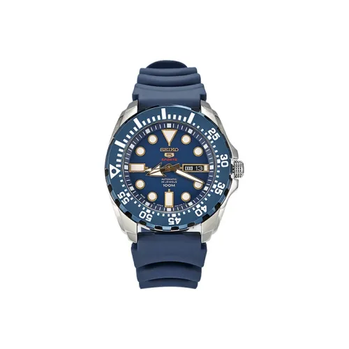 SEIKO Автоматический Механический Механизм Мужские Часы 43,3 мм Синий