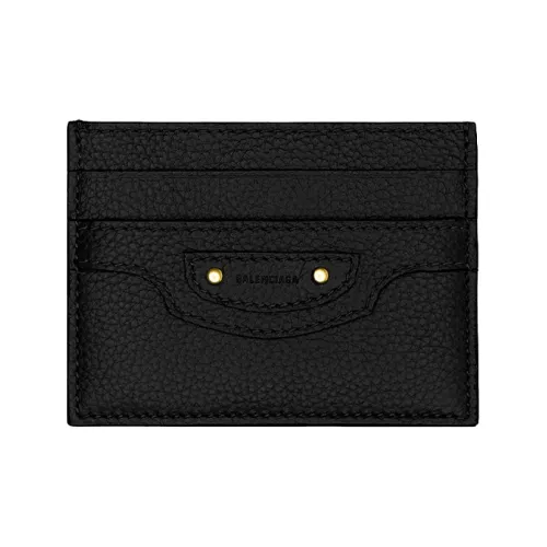 Balenciaga Коровья кожа Держатель для карт Женские Черный