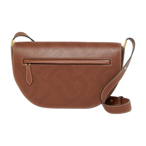 Burberry OLYMPIA Перфорированная кожа плечо сумка через плечо сумка-полумесяц портативная сумка сумка через плечо женская коричневый