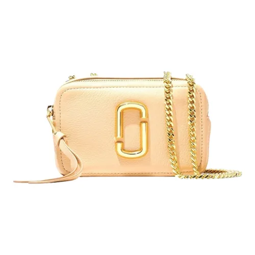 MARC JACOBS Glam Shot GRAIN LEATHER Camera Сумка Сумка через плечо Маленькая Женская Молочно-чайная