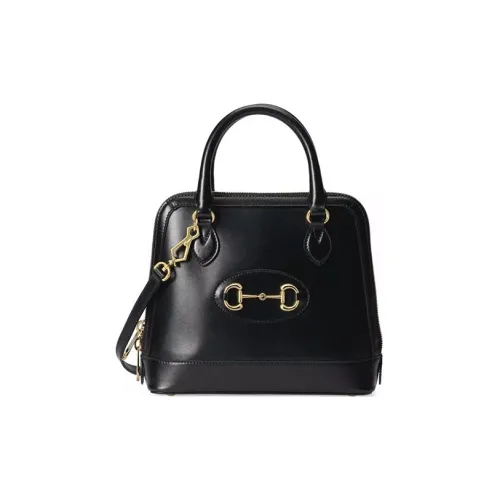 GUCCI Кожа Сумка-купол Сумка через плечо Сумка Маленькая Женская Черная