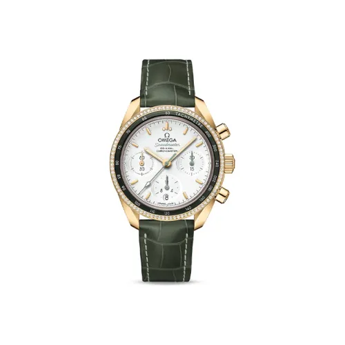 OMEGA Автоматический механический механизм Женские Super Dominator Series 38mm Часы 38mm Белый