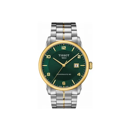 Tissot Luxe Collection Автоматический Механический Механизм Мужские Часы Часы 41 мм Зеленый Циферблат