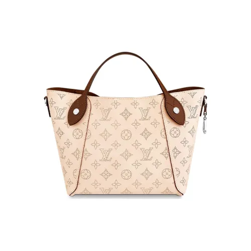 LOUIS VUITTON Hina Коровья кожа Тоут Сумка Сумка для покупок Сумка Маленькая Женская Молочно-белая