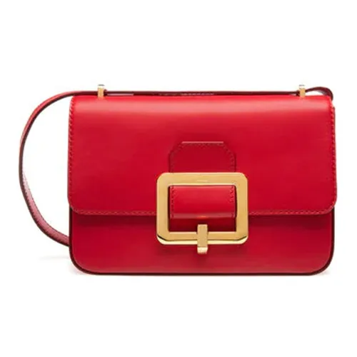 BALLY Кожа Коровья кожа Маленькая квадратная сумка Сумка через плечо Средний Женский Красный