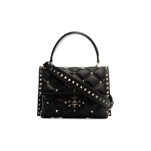 Valentino Кожа Сумка через плечо Сумка Обычная Женская Черная