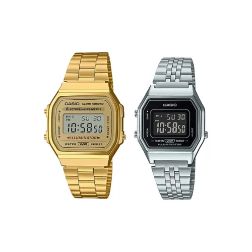CASIO Standard Series Кварцевые часы с механизмом унисекс золотой циферблат