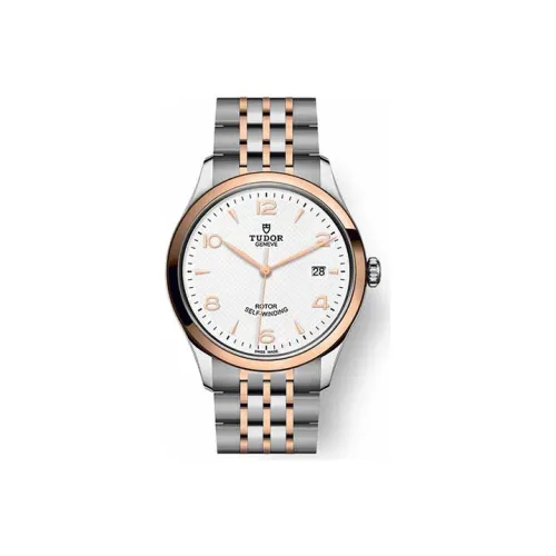 TUDOR 1926 Collection Автоматический Механический Механизм Мужские Часы Циферблат 39 мм Белый Стальной Корпус Часы Стальной Ремешок