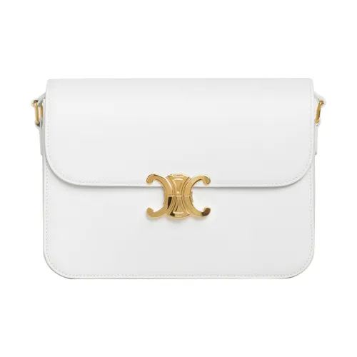 CELINE Triomphe Блестящая сумка из коровьей кожи сумка через плечо сумка на плечо сумка через плечо большая женская