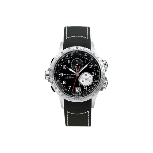 Hamilton Quartz Механизм Мужские часы 42мм*13,25мм*21мм Черный