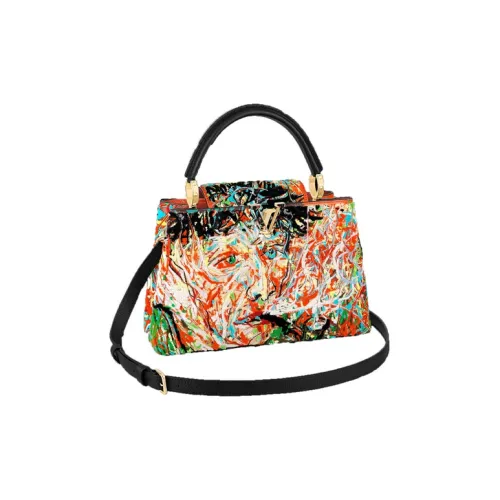 LOUIS VUITTON Capucines Коровья кожа Сумка Средний Женские Многоцветный