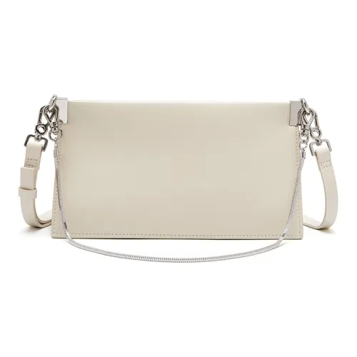 JESSIE JANE Кожа Портативный Через плечо Сумка на плечо Женская Экрю