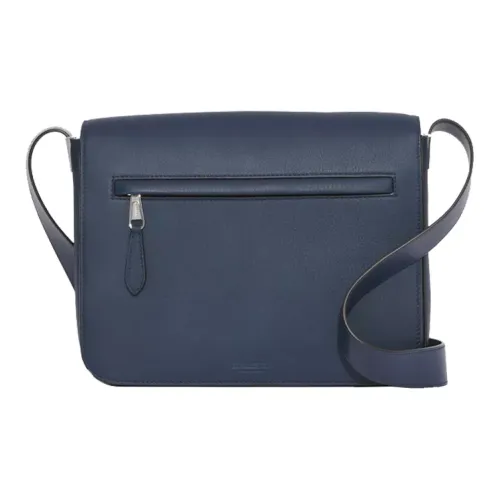 Burberry Сумка через плечо из коровьей кожи мужская серая синяя