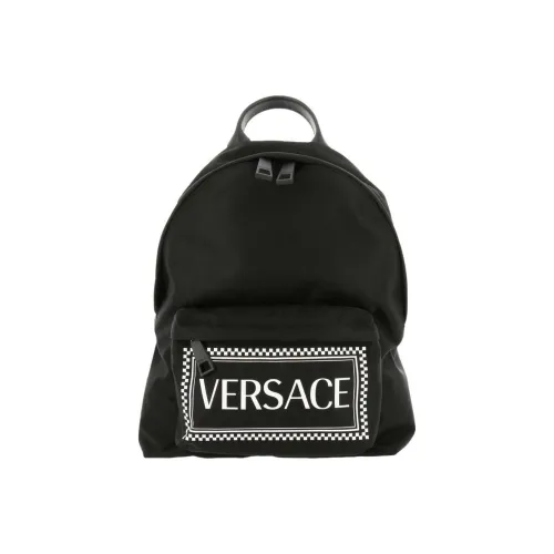 VERSACE ПУ (полиуретан) Рюкзак Унисекс Черный