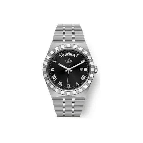 TUDOR Автоматический Механический Механизм Мужские Часы Royal Collection 41 мм Черные