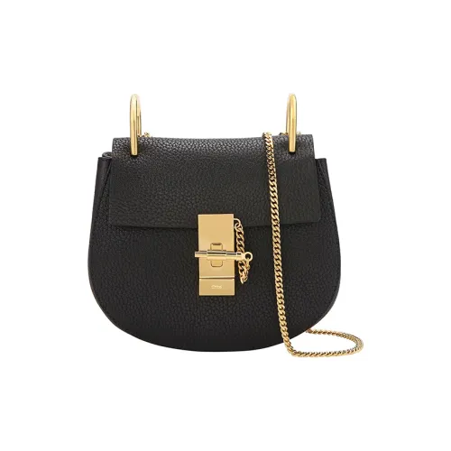 Chloe Sheepskin Piglet Сумка через плечо Женская Черная