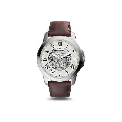 FOSSIL Механические Мужские Часы 44 мм Белый