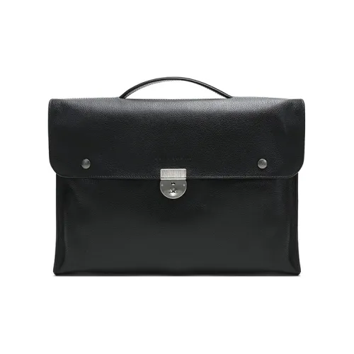 LONGCHAMP Le Foulonné Корова Кожа Доска Сумка Мужская Черная