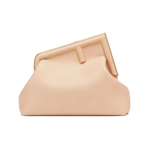 FENDI First Клатч из овечьей кожи сумка через плечо сумка на плечо средний размер женский розовый