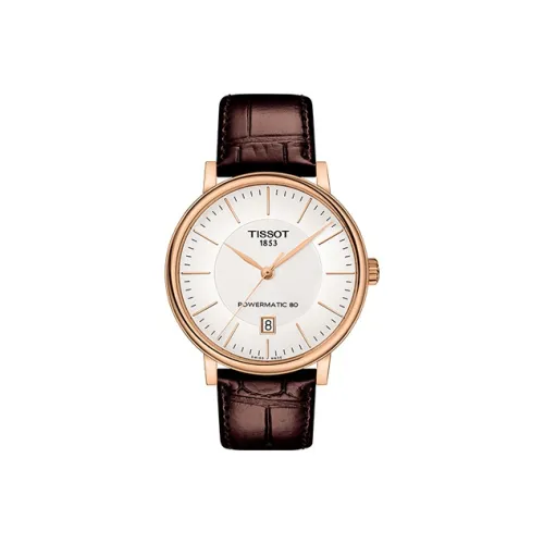 TISSOT Автоматический Механический Механизм Мужские Часы Carson Elite Series 40 мм Белые