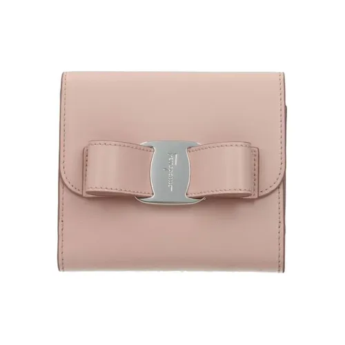 FERRAGAMO Кожа Монета Кошелек Женские Розовый