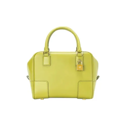 LOEWE Сумка через плечо из телячьей кожи мини-сумка для женщин цвет лимон