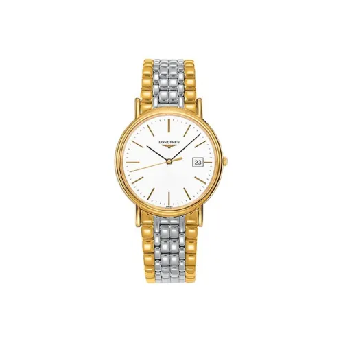 LONGINES Quartz Механизм Мужские Часы Magnificent Collection 38,5 мм Белые