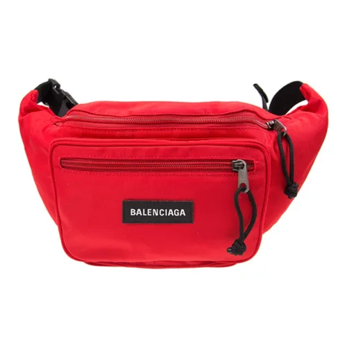 Balenciaga Canvas Tote Bag Women's Red