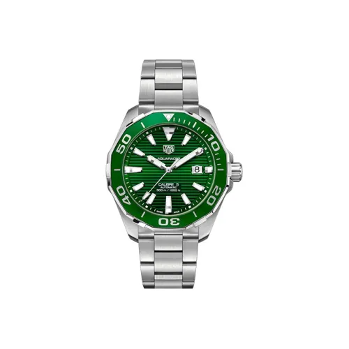 TAG HEUER Автоматический Механический Механизм Мужские Часы из Коллекции Aquaracer 43 мм Зеленые