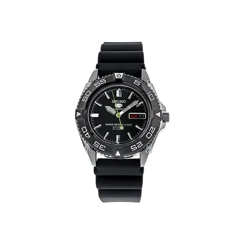 SEIKO Механический механизм Мужская серия 5 Часы Черные