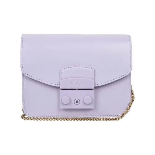 Furla Кожа Сумка через плечо Сумка на плечо Женская Фиолетовая