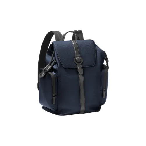 MONTBLANC Meisterstuck Коровья кожа Рюкзак Стандартный Мужской Полночь Синий