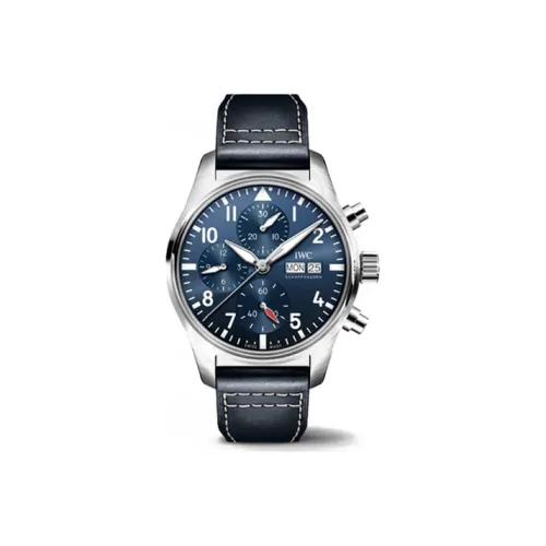 IWC Автоматический Механический Часы Мужской Pilot Collection 41 мм Синий