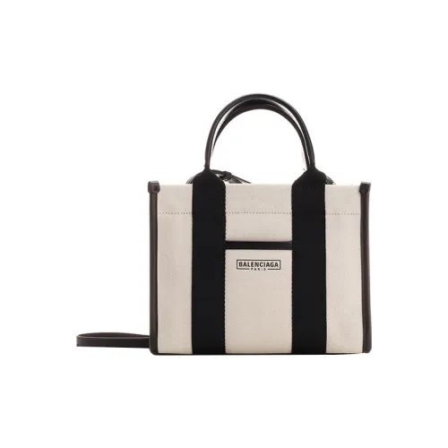 Balenciaga Хлопок Тоут Сумка Сумка для покупок Сумка на плечо Сумка Женская Белая