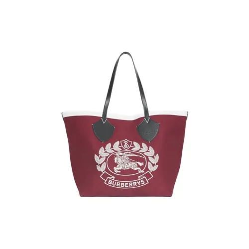 Burberry Корова Кожа Сумка Женская Красная