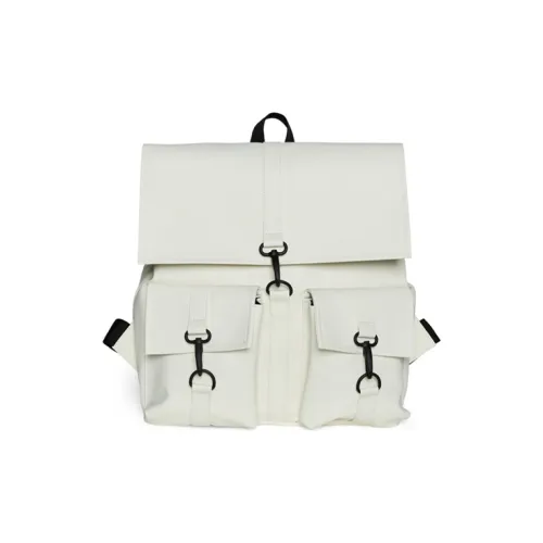 Rains ПУ (полиуретан) Рюкзак Унисекс Fossil Белый