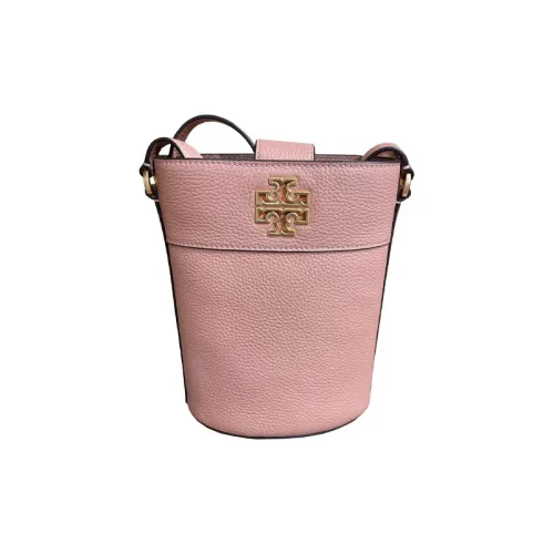 Tory Burch Britten Кожа Ведрообразная Сумка Плечевая Сумка Женская Розовая
