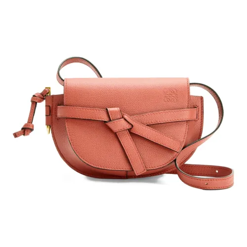 LOEWE Gate Телячья кожа Сумка через плечо Сумка на плечо Женская Оранжевая