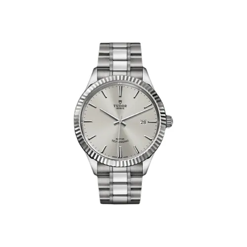 TUDOR Автоматический Механический Механизм Мужские Часы Wind Style Collection Серебряные