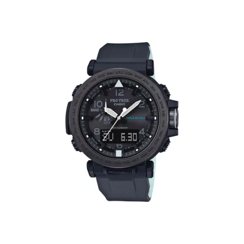 CASIO PRO TREK Collection PRG Коллекция Кварцевый механизм Смола Ремешок Часы Мужские Черный Циферблат PRG 650Y 1