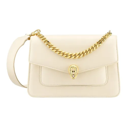 BVLGARI Serpenti Forever Сумка Через Плечо Новая Застежка Serpenti В Виде Змеиной Головы Из Латуни С Золотым Покрытием