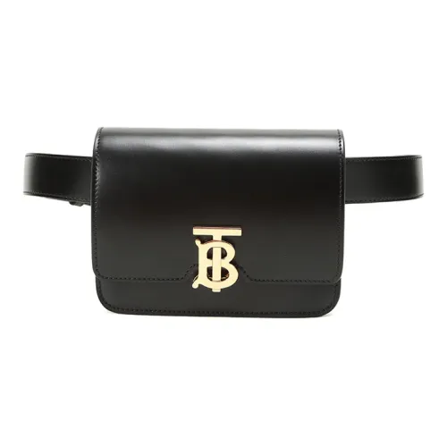 Burberry Коровья кожа Бананка Стандартная Унисекс Черный