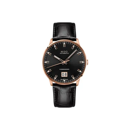 MIDO Commander Collection Автоматический Механический Механизм Мужские Часы Часы 42 мм Черный Циферблат