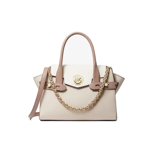 MICHAEL KORS CARMEN Кожа Сумка через плечо Сумка Женская Серый Белый Экрю