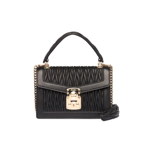 MIU MIU Confidential Sheepskin Конверт Сумка Сумка через плечо Сумка на плечо Женская Черная