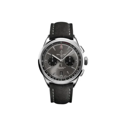 Breitling Автоматический Механический Часы Мужские из коллекции Jade Elegant, 42 мм * 42 мм * 13,65 мм, Серый