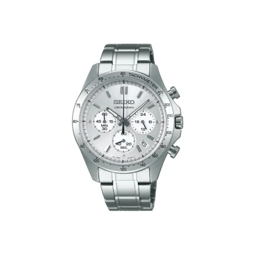 Коллекция SEIKO SPIRIT Кварцевый механизм нержавеющая сталь ремешок мужские часы серебристый циферблат