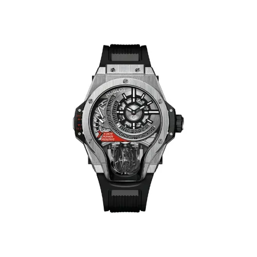 HUBLOT Мужские часы MASTERPIECE с ручным заводом, 49 мм, с механизмом Skeleton